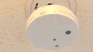 How to replace annoying smoke detector battery 🔋 [upl. by Thorbert]