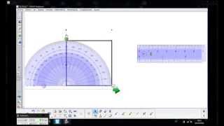 Construcción de un Cuadrado con regla y transportador [upl. by Irby210]