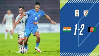 India 12 Afghanistan  FIFA World Cup Qualifiers  Full Highlights [upl. by Ayhtin]