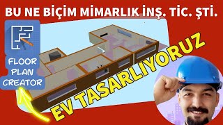 Floor Plan Creator ile Kat Planı Nasıl Yapılır [upl. by Anaillil60]