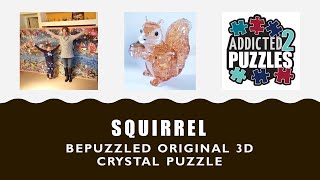 Squirrel 3D Crystal Puzzle by Bepuzzled Instructions [upl. by Carolin460]