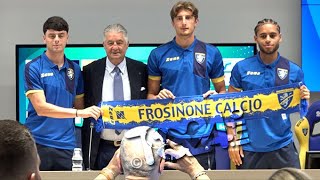 Presentazione dei calciatori Cittadini Oyono J e Ambrosino con Angelozzi [upl. by Jeanne]