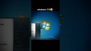 Windows 7 and 11❤️ capcut edit win7 windows11 [upl. by Tybi363]