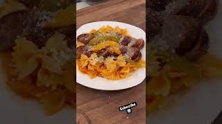 NINJA SPEEDI SAUSAGE AND PEPPER PASTA shorts [upl. by Arvid]