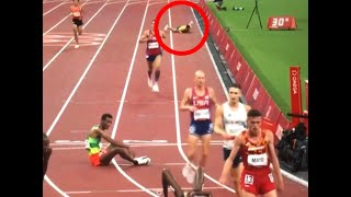 Australian’s Patrick Tiernan Heartbrokenly collapsed 80 metres from the finish line [upl. by Emlen]