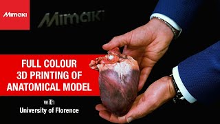 Full Color 3D Printing of an Anatomical Model  Case Study  University of Florence [upl. by Noroj]