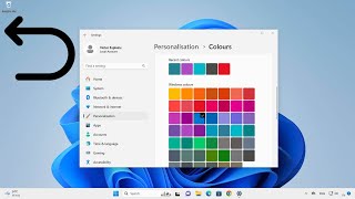 How to Reset Color Settings in Windows 11  10  Restore Default color settings on windows 🎨🔄 [upl. by Nylrebmik706]