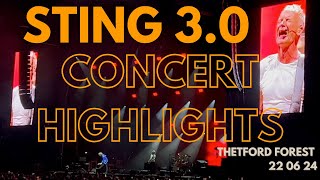 Sting 30 My Songs Live 2024 Concert Highlights [upl. by Ailito336]