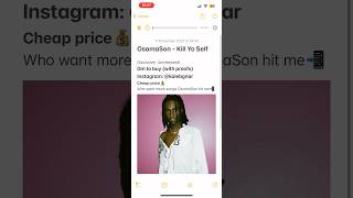 OsamaSon  Kill Yo Self CDQ SNIPPET [upl. by Ateuqirne]