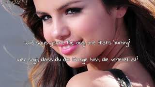 Selena Gomez Who Says Lyrics  Deutsche Übersetzung [upl. by Rosmunda]