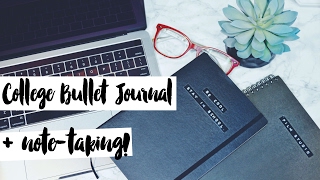 College Bullet Journal  NoteTaking School Supplies [upl. by Asiluy72]