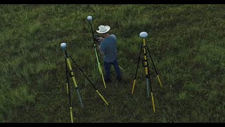 Surveying with a R8s and R12 Base with a R12 Rover [upl. by Yuk223]