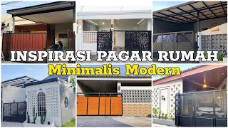 Inspirasi pagar rumah minimalis untuk rumah subsidi [upl. by Ynneb424]