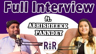 Full interview ftABHISHHEKK PANNDEY  VR AIMERS  Reflection of Reality Podcast [upl. by Amlet405]