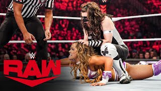 Raquel Rodriguez amp Aliyah vs Doudrop amp Nikki ASH Raw Sept 5 2022 [upl. by Xed10]