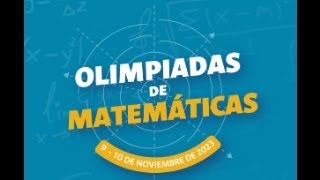 Olimpiadas de matemáticas  Preparación 30 de octubre [upl. by Akinom]