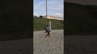 Beach Volleyball Action fun games soccer kicktheball sportsball usa tips tiktok cat dog [upl. by Frida]