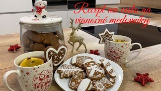 RECEPT NA MEDOVNÍKOVÉ CESTO  voňavé chutné a mäkké medovníky  gingerbread recipe  honingdauw [upl. by Ditter]