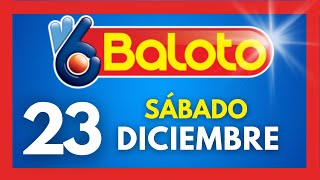 Resultados del BALOTO REVANCHA del sabado 23 de DICIEMBRE de 2023 💫✅💰 [upl. by Eserrehs322]