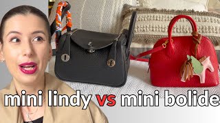 💗 Hermes Mini Lindy vs Mini Bolide 🐎 Mod shots what fits pony test prices etc [upl. by Alletniuq825]