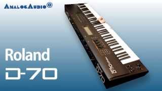 ROLAND D70 Digital Synthesizer 1990  HD DEMO [upl. by Harper]