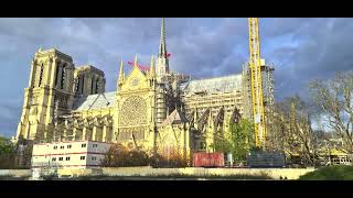 Cathédrale NotreDame de Paris reconstruction 20 Novembre 2024 [upl. by Rollie]