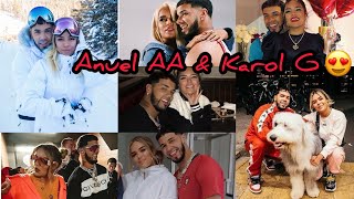 Anuel AA amp Karol G 💍❤️ Conoce su historia de amor❤️ [upl. by Chilt4]