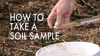 How to Take a Soil Sample [upl. by Engelbert]