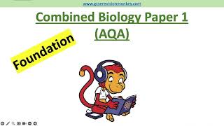 2024 Exam AQA Foundation Combined Biology Paper 1 [upl. by Joashus487]