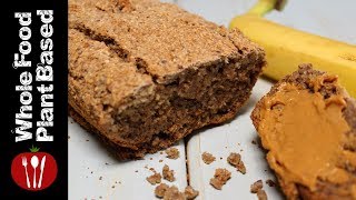 Best Plant Based Vegan Banana Bread  Refined Sugar Gluten and Oil Free [upl. by Aneekas]