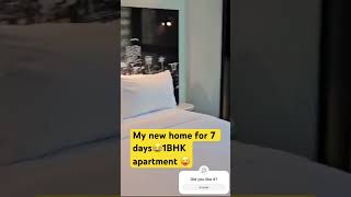 My new home for 7 days  Australia apartment shortvideo videoviral travel travelvlog myvideo [upl. by Orbadiah]