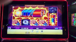 100 BET HUGE JACKPOT HANDPAY WIN LOCK IT LINK EUREKA REEL BLAST  HARD ROCK ATLANTIC CITY  1 Den [upl. by Mauro]