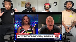 Dana White goes SCORCHED EARTH on CNN Anchor REFUSES To Condemn Kamala Attacks 🔥 [upl. by Laing]