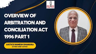 Overview of Arbitration and Conciliation Act 1996 [upl. by Bartholomeus]