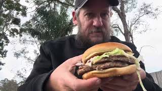 Food Review  McDonald’s Steakhouse Stack Burger [upl. by Territus]