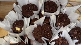 chocolate muffins muffins au chocolat [upl. by Drahser]