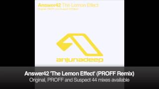 Answer42  The Lemon Effect PROFF Remix [upl. by Giffard]