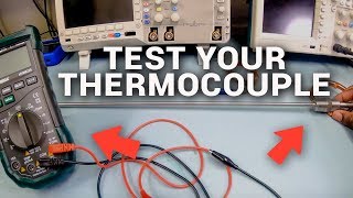 How to test a thermocouple with a meter grounded amp ungrounded [upl. by Ash]