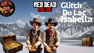 rdr2 glitch du lac Isabella trésor illimité gaming reddeadonline [upl. by Ahseat]