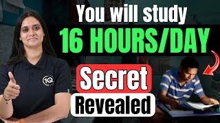 How to Study 16 hours a day🔥Master Technique to become a Topper ❤️ Smart work Strategy for JEE 2025 [upl. by Unity]