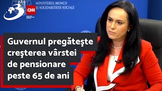 Guvernul pregăteşte creşterea vârstei de pensionare peste 65 de ani [upl. by Kciregor]