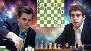 2833 Elo chess game  Daniel Naroditsky vs Magnus Carlsen 4 [upl. by Philipson]