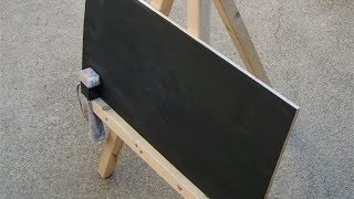 DIY Kleine Tafel mit Staffelei für Kinder  schnell selbstgebaut [upl. by Aicnom56]