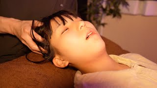 ASMR Sleep Massage ASMR HEAD MASSAGE Japanese massage [upl. by Phillipp226]