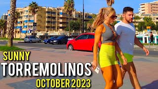 TORREMOLINOS 🇪🇦 PLAYAMAR October 2023 Costa del Sol Málaga Andalucía Walking Tour 4K [upl. by Delastre]