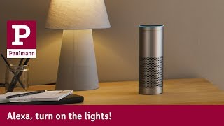 Alexa lighting control with Paulmann lights [upl. by Lemart]