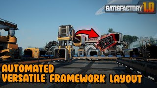 Satisfactory 10 Automated Versatile Framework Setup Layout Guide [upl. by Asined86]