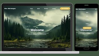 How To Create A Responsive Navbar Using HTML CSS amp JavaScript  Step By Step [upl. by Deering]