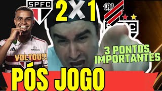 PÓS JOGO SÃO PAULO 2X1 CAP l FUTEBOL PODRE l 3 PONTOS IMPORTANTES l CADÊ O WILLIAM GOMES [upl. by Nicole]