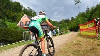 UEC European Youth Mountainbike Championships GrazStattegg XCO U17f 1982016 [upl. by Aihsas]